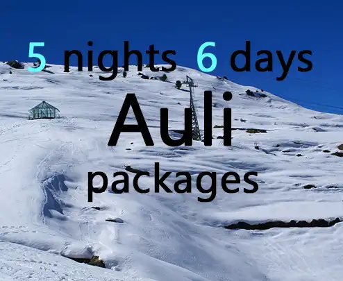 5 nights 6 days auli packages