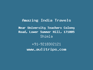 Amazing India Travels, Shimla