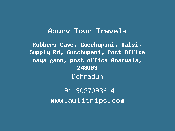 Apurv Tour Travels, Dehradun