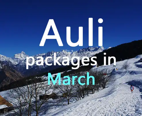 Auli packages in march