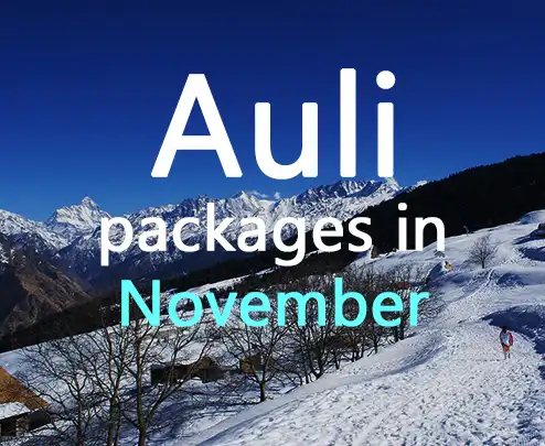 Auli packages in november