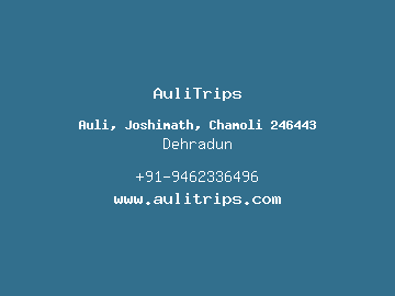 AuliTrips, Dehradun