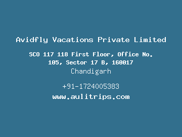 Avidfly Vacations Private Limited, Chandigarh