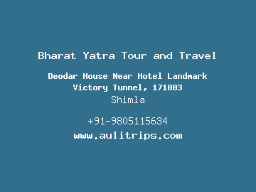 Bharat Yatra Tour and Travel, Shimla