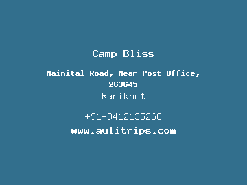 Camp Bliss, Ranikhet