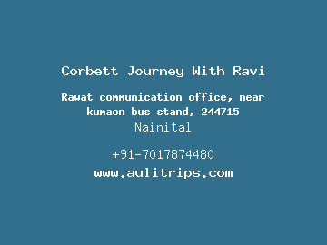 Corbett Journey With Ravi, Nainital