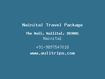 Nainital Travel Package, Nainital