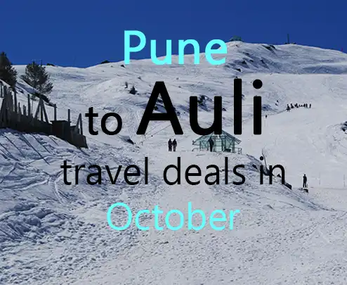 Pune to auli travel deals in october