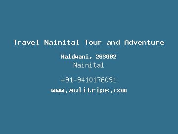 Travel Nainital Tour and Adventure, Nainital