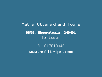 Yatra Uttarakhand Tours, Haridwar