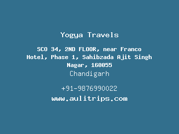 Yogya Travels, Chandigarh